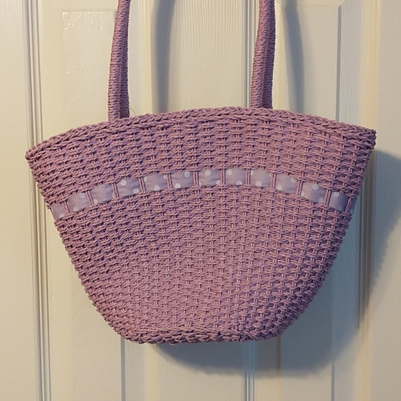 Burton + Burton Straw Hand Bag - Picture 2 of 4